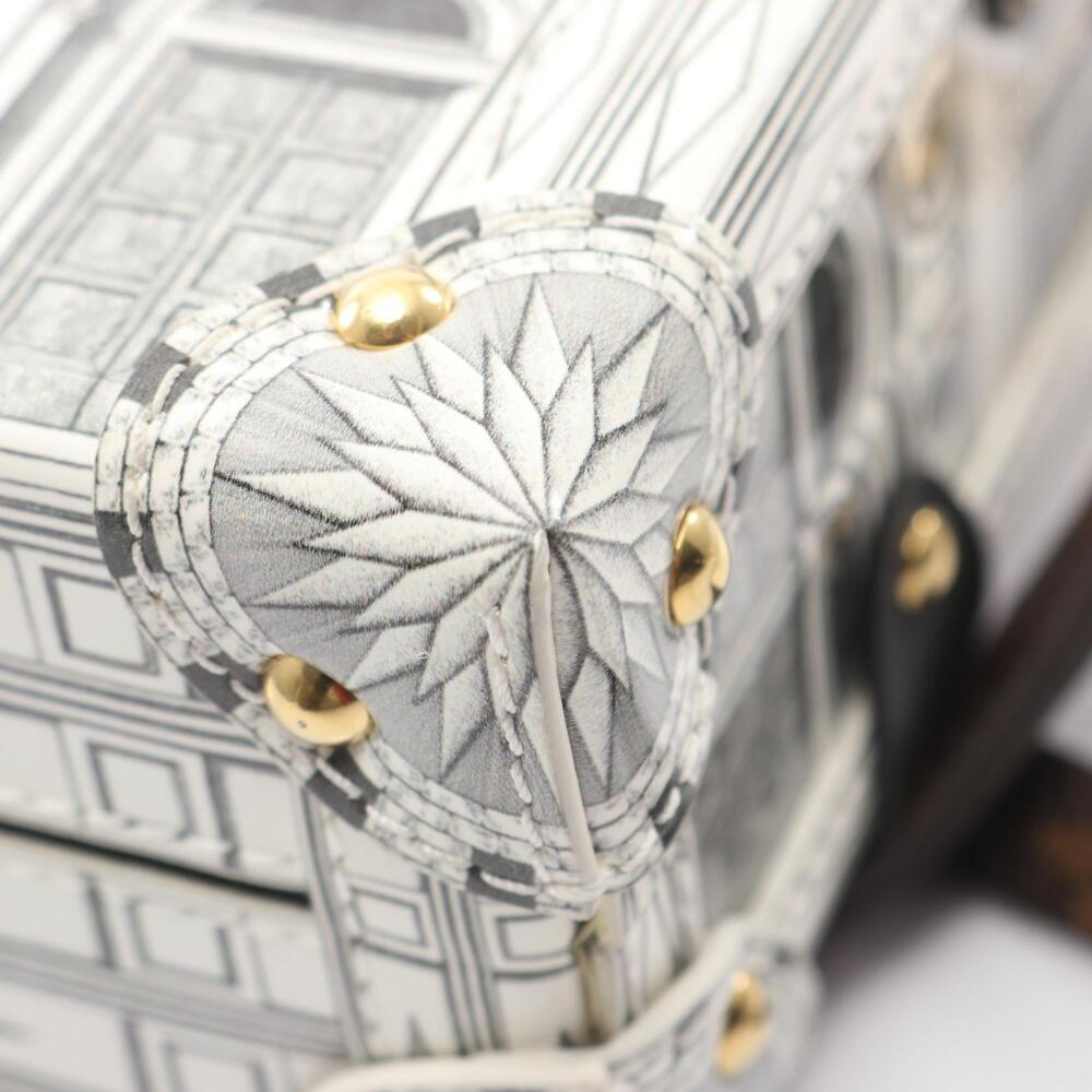 Louis Vuitton Fornasetti Malle Shoulder Bag White Brown Black - Picture 5 of 7
